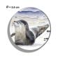 Preview: Fridge magnet with bottle opener  Watercolor Maritime Art Print Seal Denmark North Sea Baltic Sea